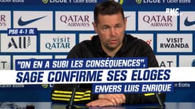 PSG 4-1 OL : "Malheureusement, on en a subi les conséquences" Sage confirme ses éloges envers Luis Enrique