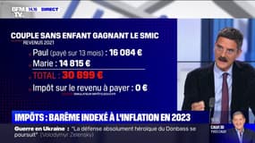 Le barème de l’impôt sur le revenu va être indexé sur l’inflation en 2023