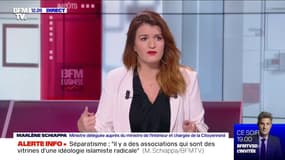 Marlène Schiappa: "Nous avons instauré des cellules locales de lutte contre l'islamisme (…) elles ont permis de faire fermer des associations et lieux de culte" 