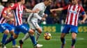 Filipe Luis, Cristiano Ronaldo et Koke samedi à Madrid