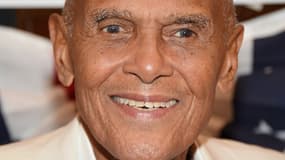 Le chanteur américain et défenseur des droits civiques Harry Belafonte.