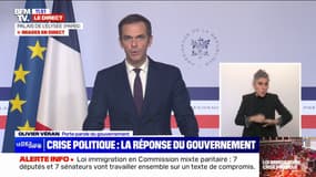 Loi immigration rejetée: Olivier Véran dénonce une "majorité de refus" et annonce que le gouvernement "convoquera une commission mixte paritaire"