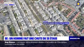Lyon: un homme fait une chute du troisième étage