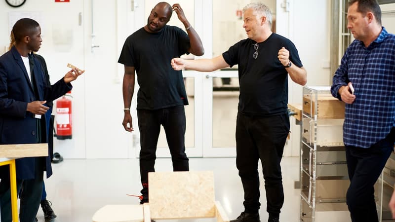 Virgil Abloh et Henrik Most, le chef créatif d'Ikea.
