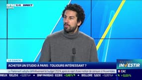 Le coach : Acheter un studio à Paris, toujours intéressant ? - 22/12