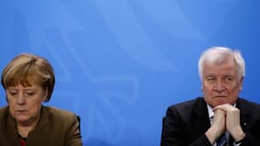 Angela Merkel et Horst Seehofer le 14 avril 2016.