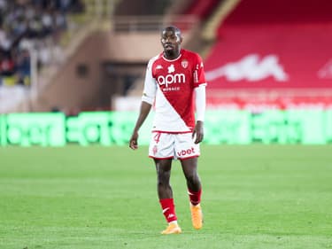 Mohamed Camara avec Monaco le 19 mai 2024