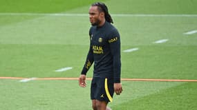 Renato Sanches à l'entraînement du PSG en mars 2023