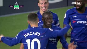 Ngolo Kanté ouvre le score pour Chelsea face à Manchester City