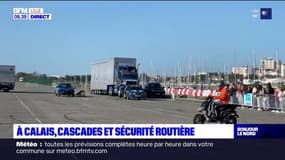 Calais: une démonstration pour sensibiliser les jeunes à la sécurité routière