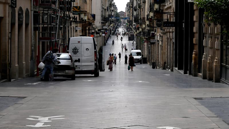 La rue Sainte Catherine, à Bordeaux.