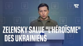 "Ils ne font aucune distinction entre les zones dans lesquelles ils opèrent": Volodymyr Zelensky accuse les forces russes de viser aussi des zones civiles
