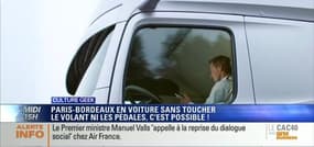 Paris-Bordeaux en voiture sans toucher le volant ni les pédales