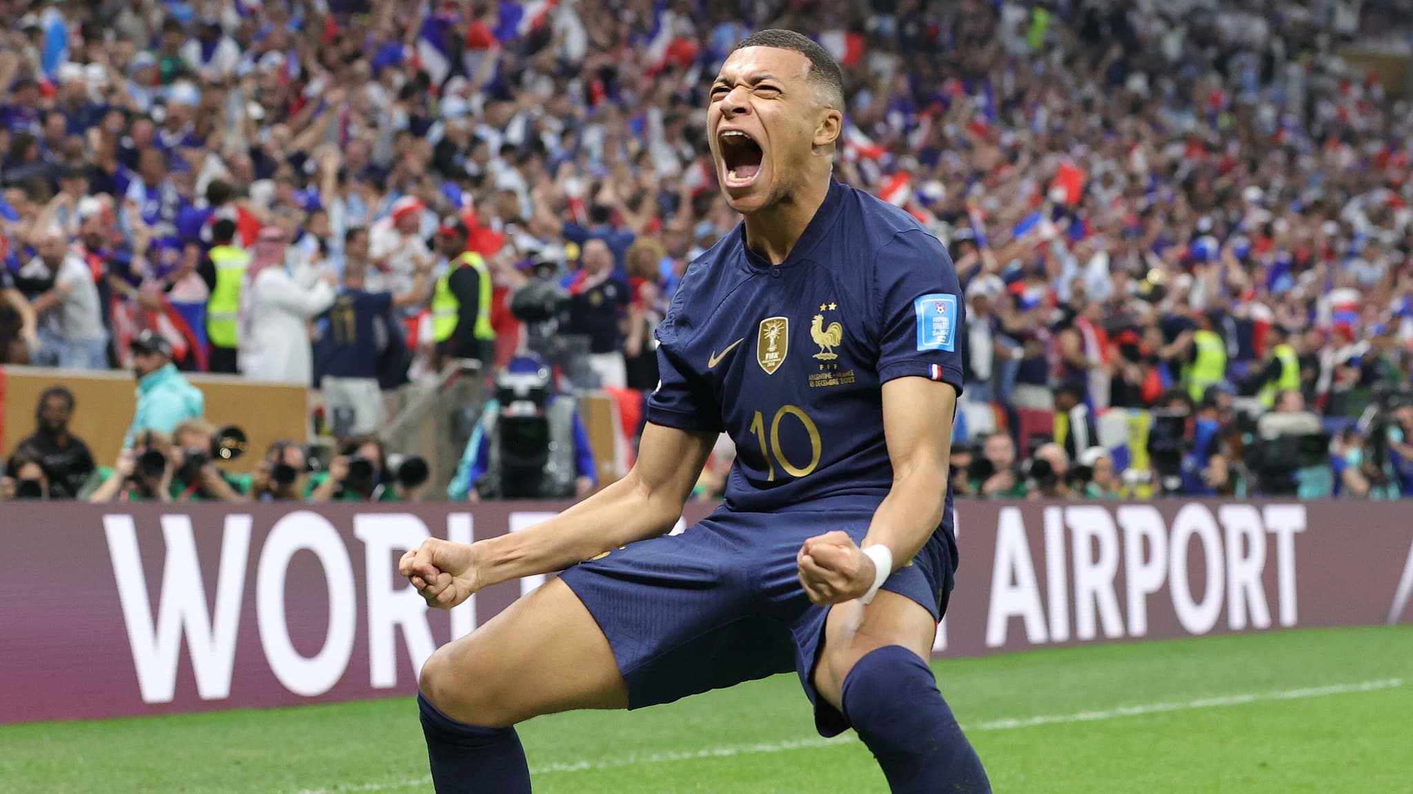Kylian Mbappé lors de France-Argentine