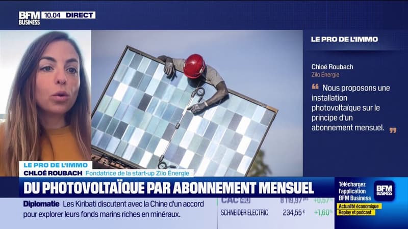 L'installation photovoltaïque par abonnement mensuel