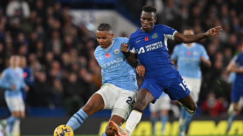 Manuel Akanji et Nicolas Jackson, le 12 novembre 2023