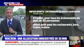 Annonces d'Emmanuel Macron: l'allocution enregistrée durera 30 minutes