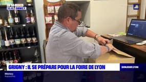 Grigny: ce commerçant se prépare pour la Foire de Lyon
