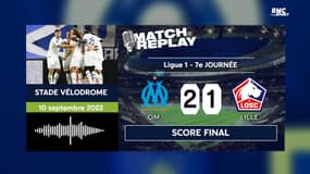 OM 2-1 Lille : Marseille renverse le LOSC, le goalreplay avec les commentaires RMC