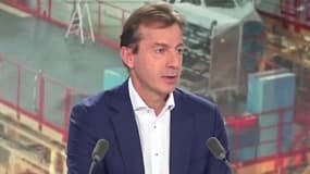 Guillaume Faury à l'antenne de BFM Business, le 6 janvier 2023.