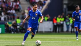 Rayan Cherki lors du match Allemagne-France (0-2, Ligue des Nations), le 8 juin 2025