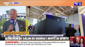 Stands israéliens interdits au Salon du Bourget: "Nous avons eu des ordres, nous les avons appliqués", affirme le patron du salon