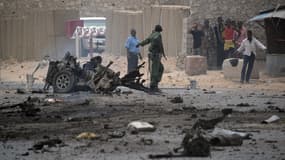 Une voiture a explosé à Mogadiscio, Somalie, le 13 février 2013