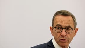 Le ministre de l'Intérieur et président de LR Bruno Retailleau le 25 juin 2025, à Paris