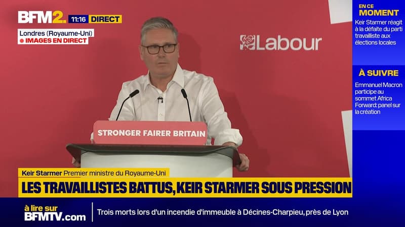 "Nous avons fait les bons grands choix politiques" : Keir Starmer défend son bilan malgré la défaite du parti travailliste aux élections locales
