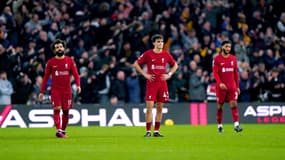 Les joueurs de Liverpool dépités après la défaite face à Wolverhampton, le 4 février 2023.