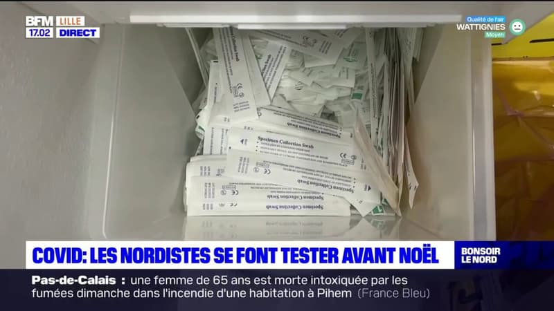 Covid-19: les Nordistes se font tester avant Noël