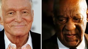 Hugh Hefner et Bill Cosby