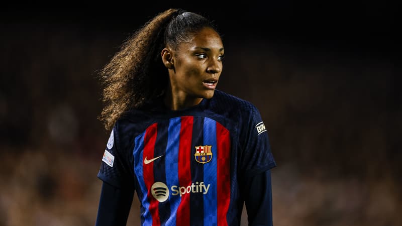 Geyse Ferreira avec le FC Barcelone.