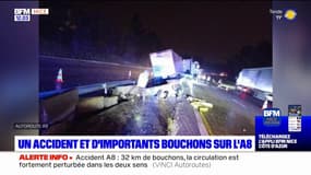 Un accident sur l'A8 a entraîné d'importants embouteillages ce mercredi