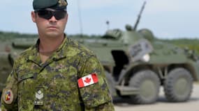 Un militaire canadien en Ukraine (image d'illustration)