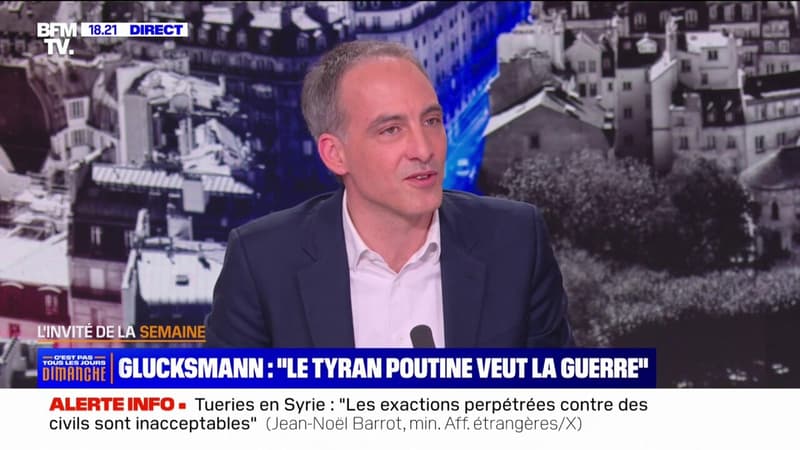 Soutien militaire à l'Ukraine: Raphaël Glucksmann (Place publique) appelle à faire 