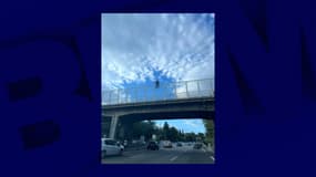 Un homme menace de sauter d'un pont qui traverse l'A8 ce vendredi 12 septembre.