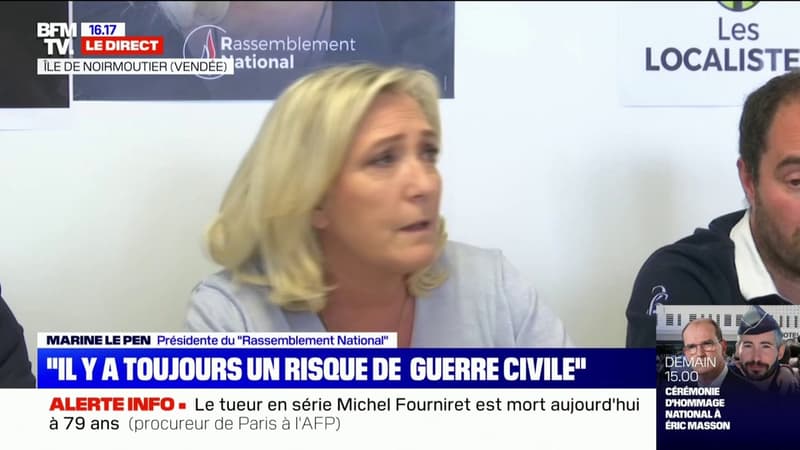 Est Ce Que Marine Le Pen Peut Gagner Deuxième tribune des militaires: selon Marine Le Pen, "il n'y a aucun