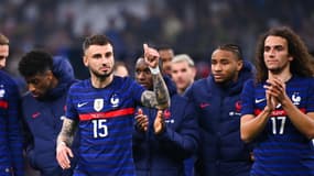 Jonathan Clauss avec la France contre la Côte d'Ivoire en 2022