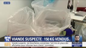 Viande suspecte : 150 kg vendus