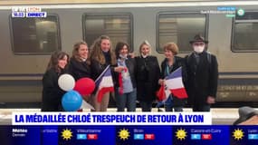 JO d'hiver : la médaillée Chloé Trespeuch de retour à Lyon