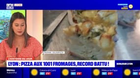 Lyon: pizza aux 1.001 fromages, un record battu