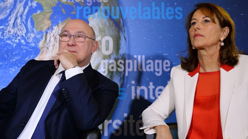 Michel Sapin et Ségolène Royal ont présenté l'obligation verte le 3 janvier dernier. 