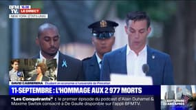 "Je n'étais pas encore né le 11 septembre 2001, mais tous nos aînés nous en parlent": le témoignage d'un étudiant venu commémorer les attentats