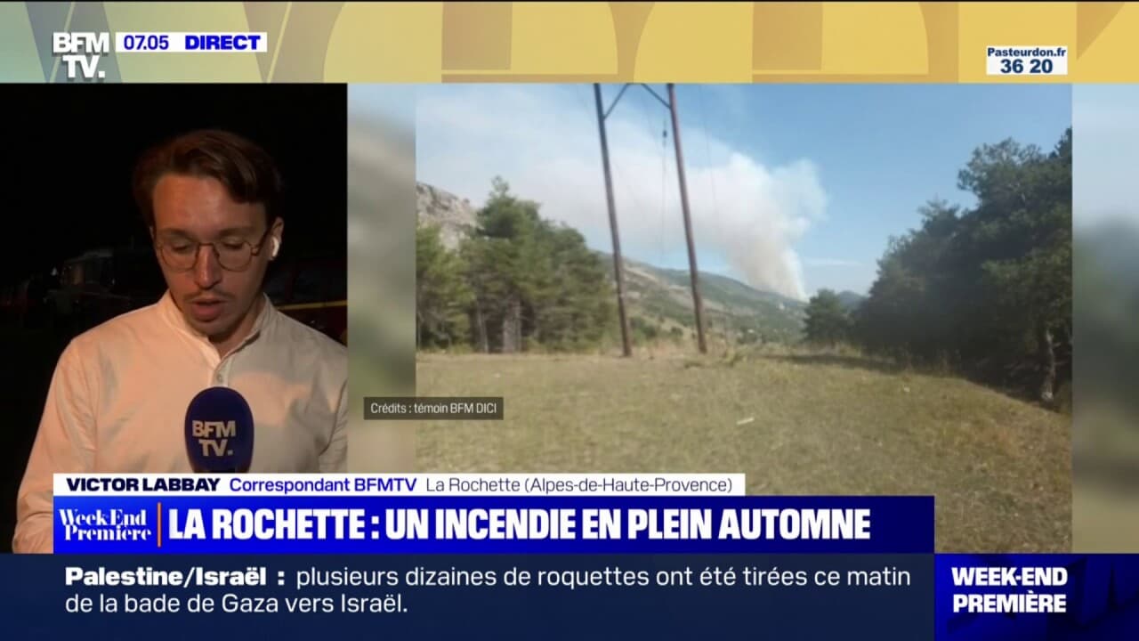 AlpesdeHauteProvence 60 hectares ont brûlé dans un feu de forêt à