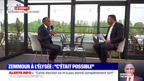 Éric Zemmour: "J'avais une chance d'être au second tour"