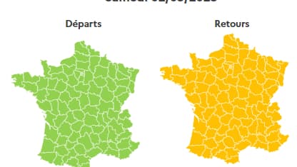 La journée de samedi est aussi classée orange par Bison Futé. La journée de samedi est aussi classée orange par Bison Futé.