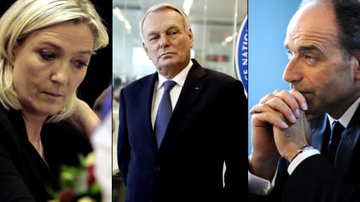 Marine Le Pen, Jean-Marc Ayrault et Jean-François Copé n'auront pas tous le sourire dimanche soir