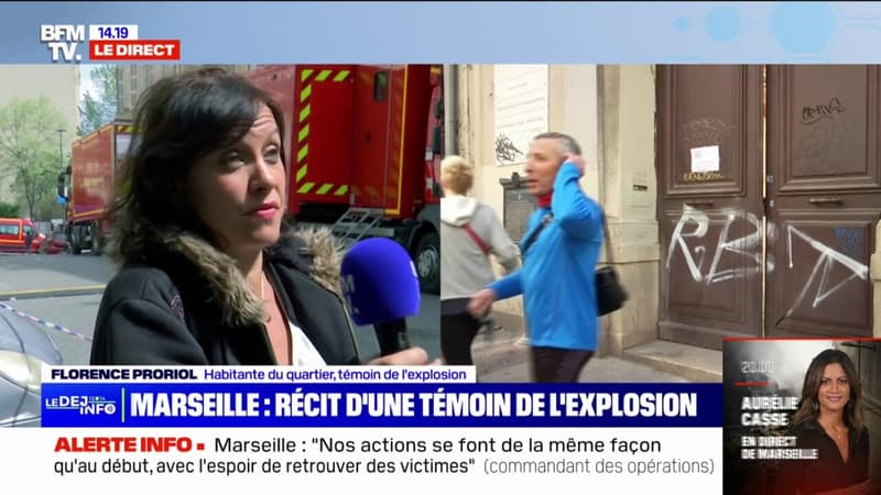 Effondrement à Marseille: cette habitante a échappé à 8 minutes près à l'explosion