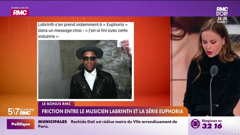 Le bonus RMC : Friction entre le musicien Labrinth et la série Euphoria - 16/03